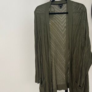 Torrid Olive Green Women's Cardigan